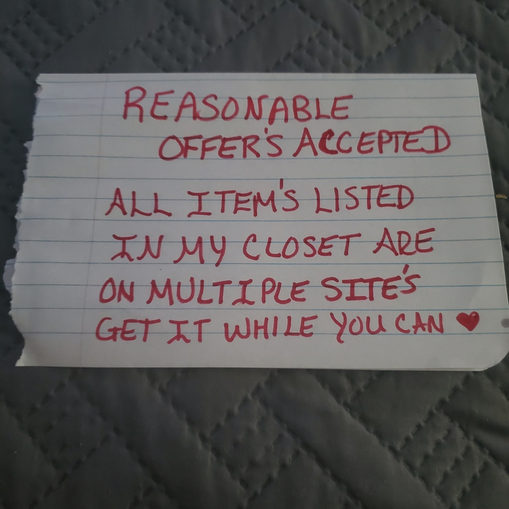 Item's Are Posted On Multiple Sites So Get It While You Can